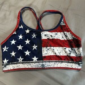 Born Primitive U.S.Flag Sports Bra